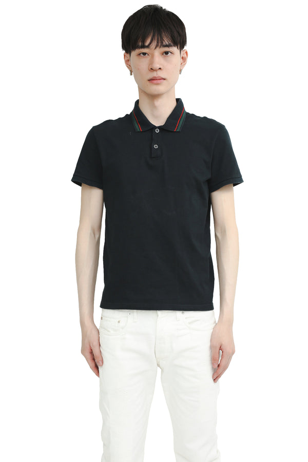 GUCCI - WEB STRIPED POLO SHIRT