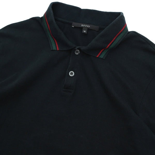 GUCCI - WEB STRIPED POLO SHIRT