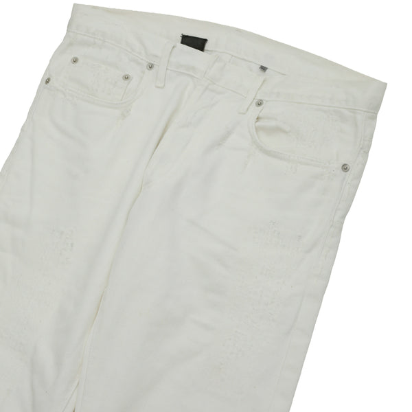 DIOR HOMME - WHITE DAMAGE SKINNYJEANS