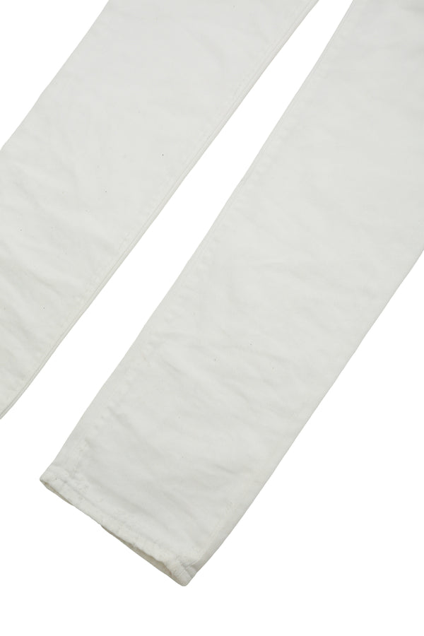 DIOR HOMME - WHITE DAMAGE SKINNYJEANS