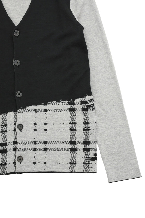 JIL SANDER BY RAF SIMONS - GRAPCHIC CARDIGAN