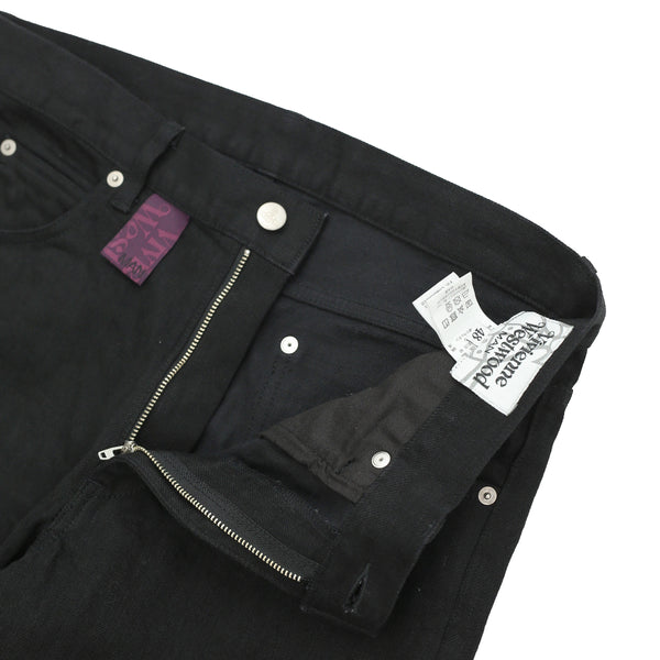 VIVIENNE WESTWOOD - BLACK STRAIGHT JEANS
