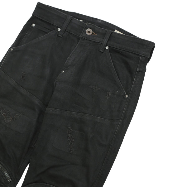 COATED BIKER JEANS