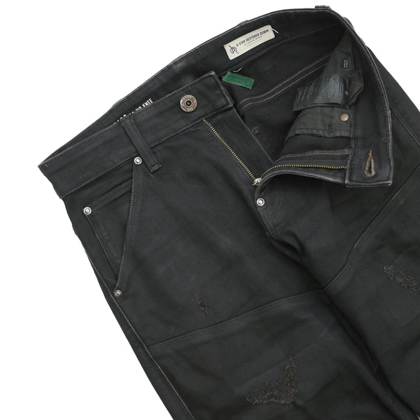 COATED BIKER JEANS
