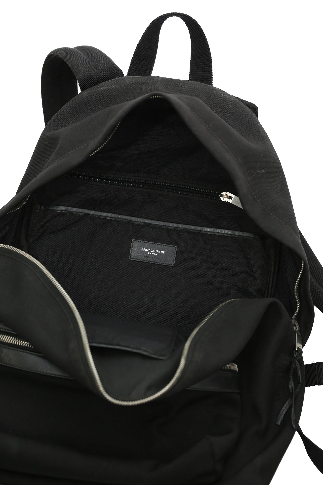 SAINT LAURENT PARIS - LEATHER BLEND BACKPACK
