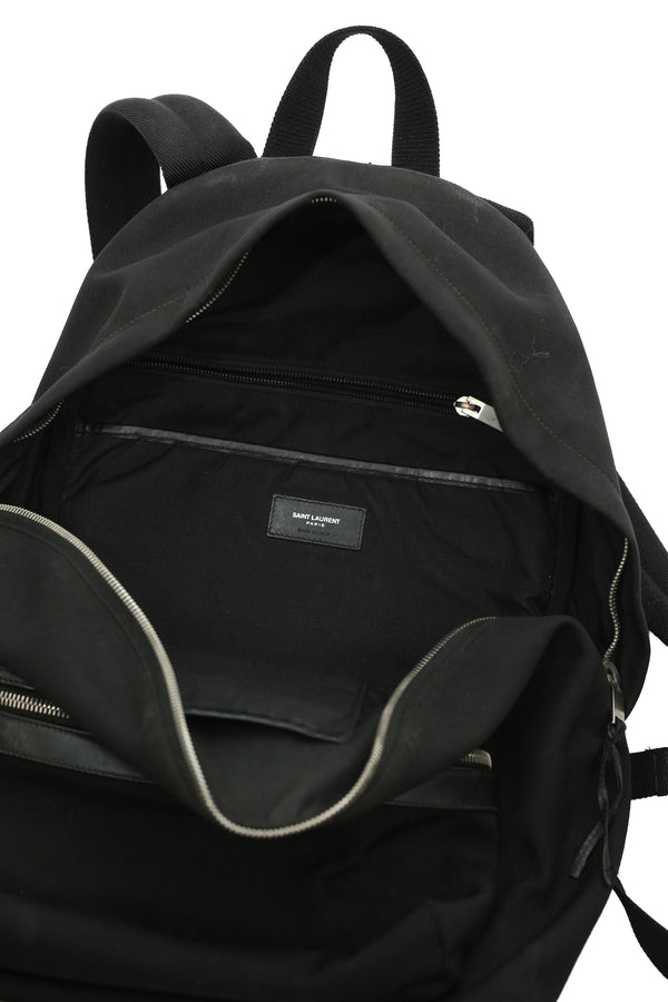 SAINT LAURENT PARIS - LEATHER BLEND BACKPACK