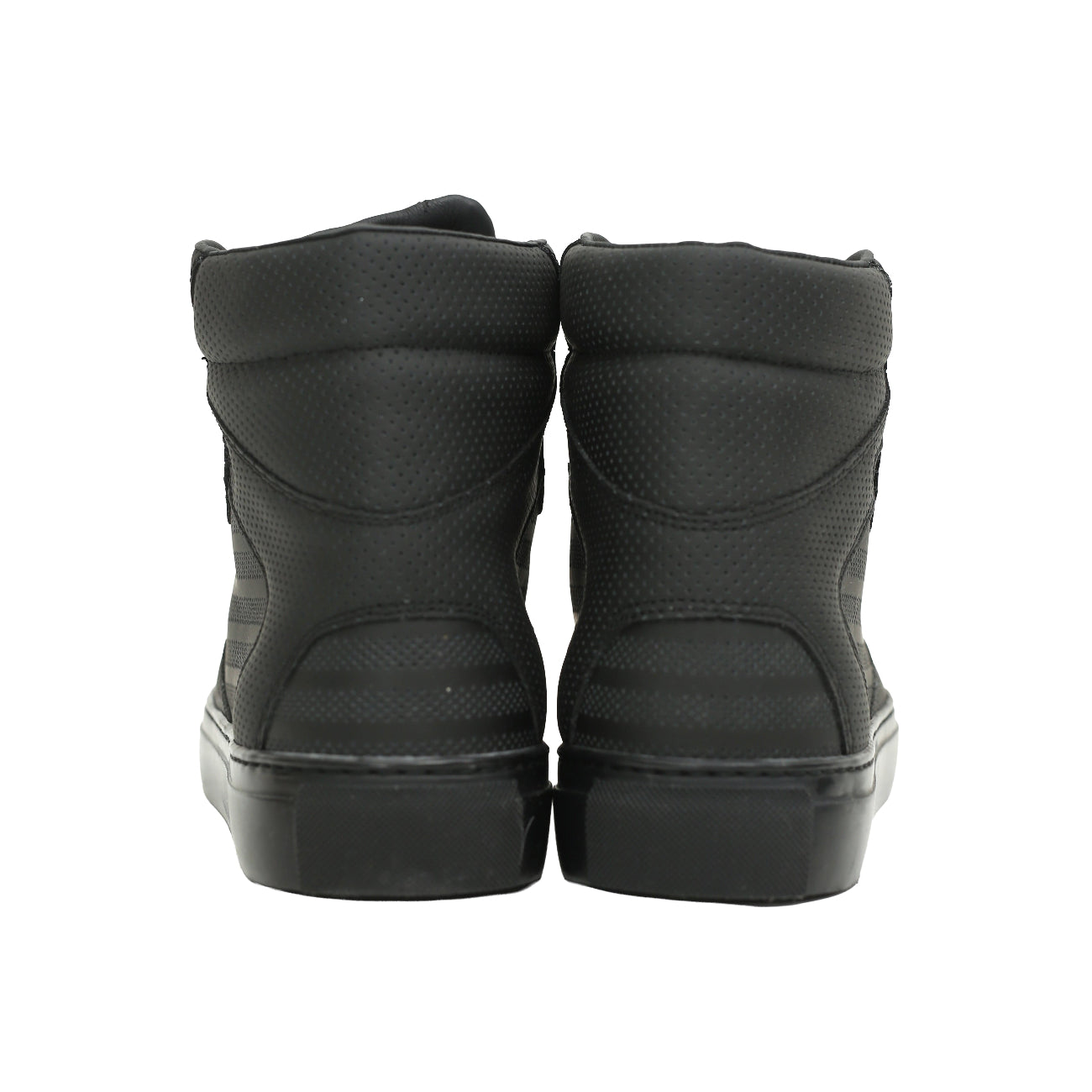 BALENCIAGA - HIGH CUT LEATHER SNEAKERS