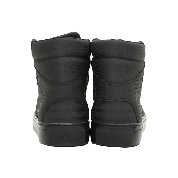 BALENCIAGA - HIGH CUT LEATHER SNEAKERS