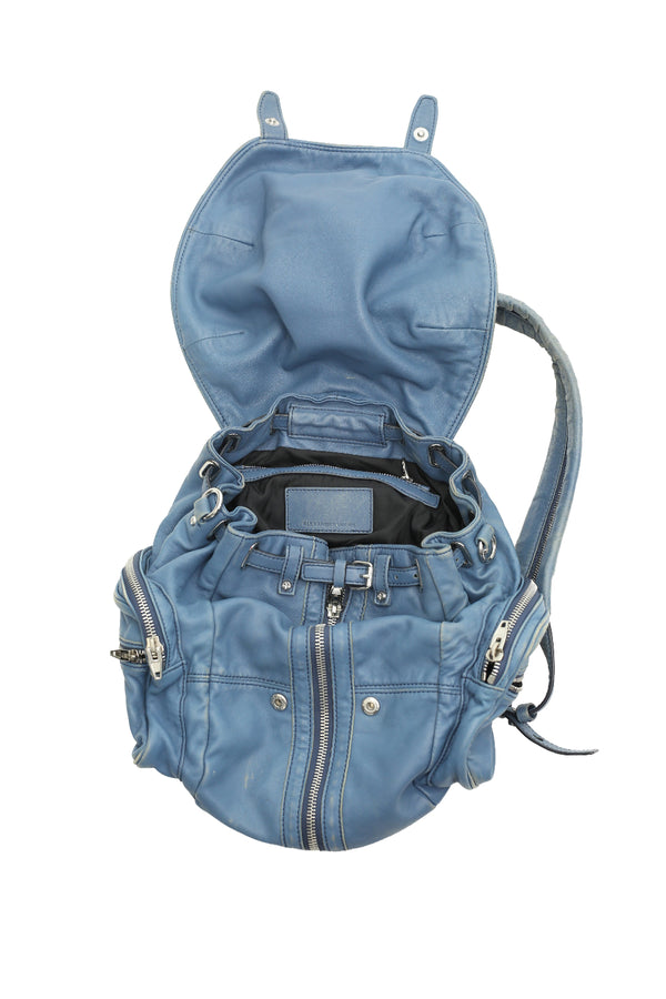 ALEXANDER WANG - 2WAY LEATHER BACKPACK