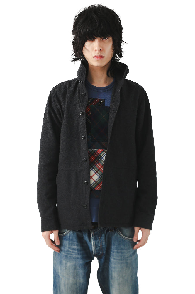 FINAL HOME - WOOL HIGH NECK JACKET