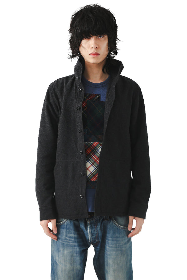 FINAL HOME - WOOL HIGH NECK JACKET