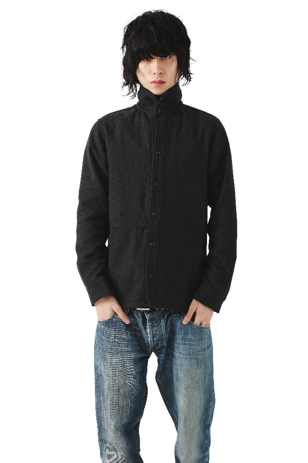 FINAL HOME - WOOL HIGH NECK JACKET
