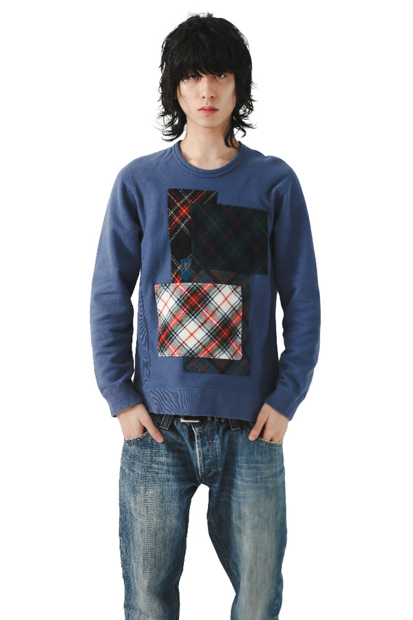 GANRYU - PATCHED WORK SWEATSHIRT