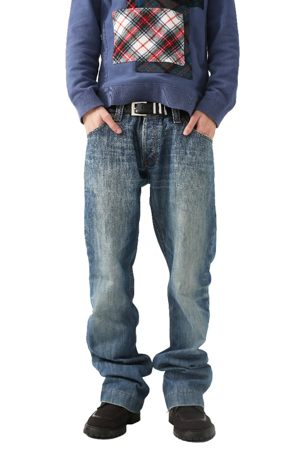 DOLCE&GABBANA - FADED STRAIGHT JEANS