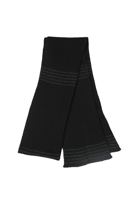 00s Dolce&Gabbana - rib border narrow scarf