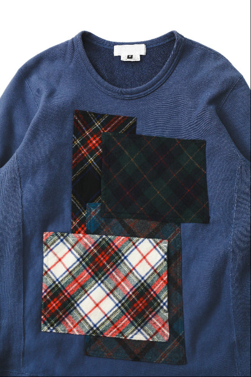 GANRYU - PATCHED WORK SWEATSHIRT