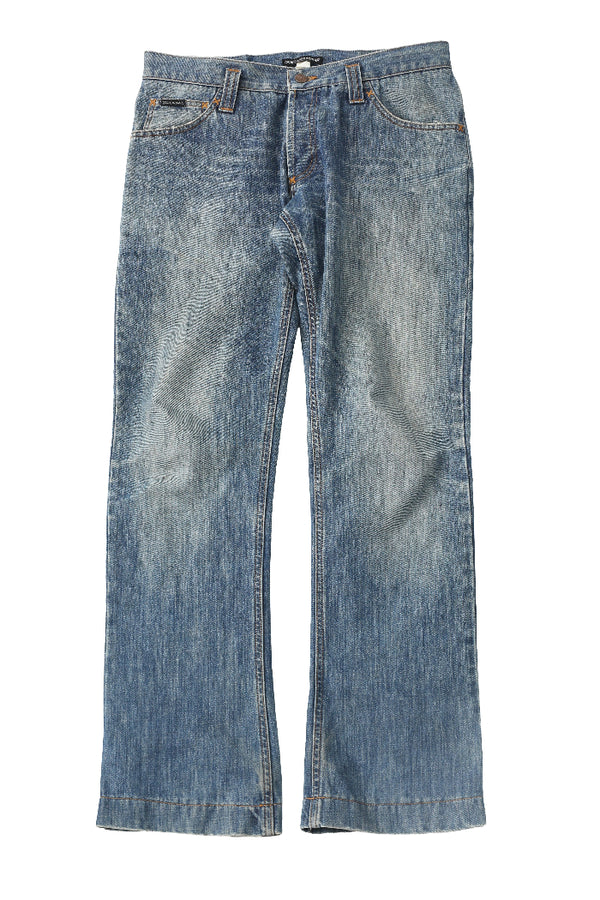 DOLCE&GABBANA - FADED STRAIGHT JEANS