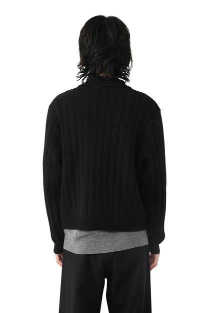 Nordic knit blouson