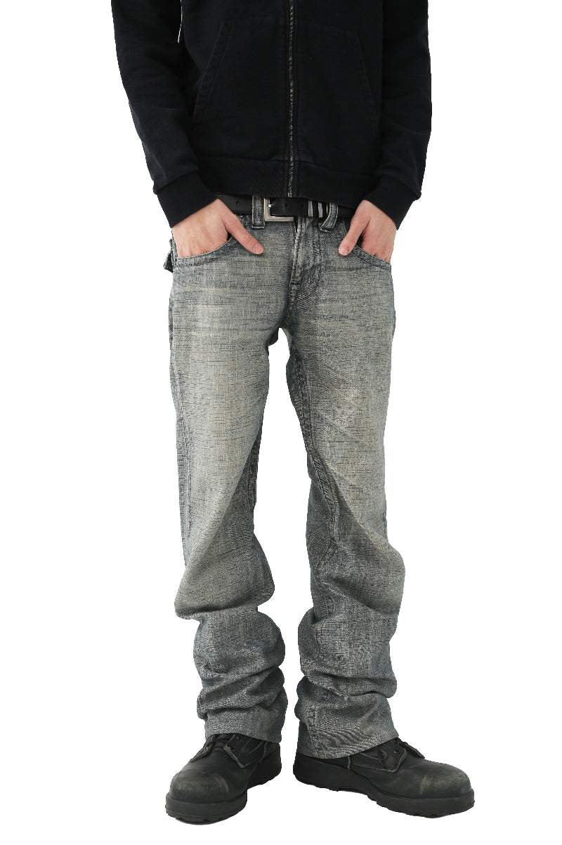 ARMANI JEANS- FADED STRAIGHT JEANS