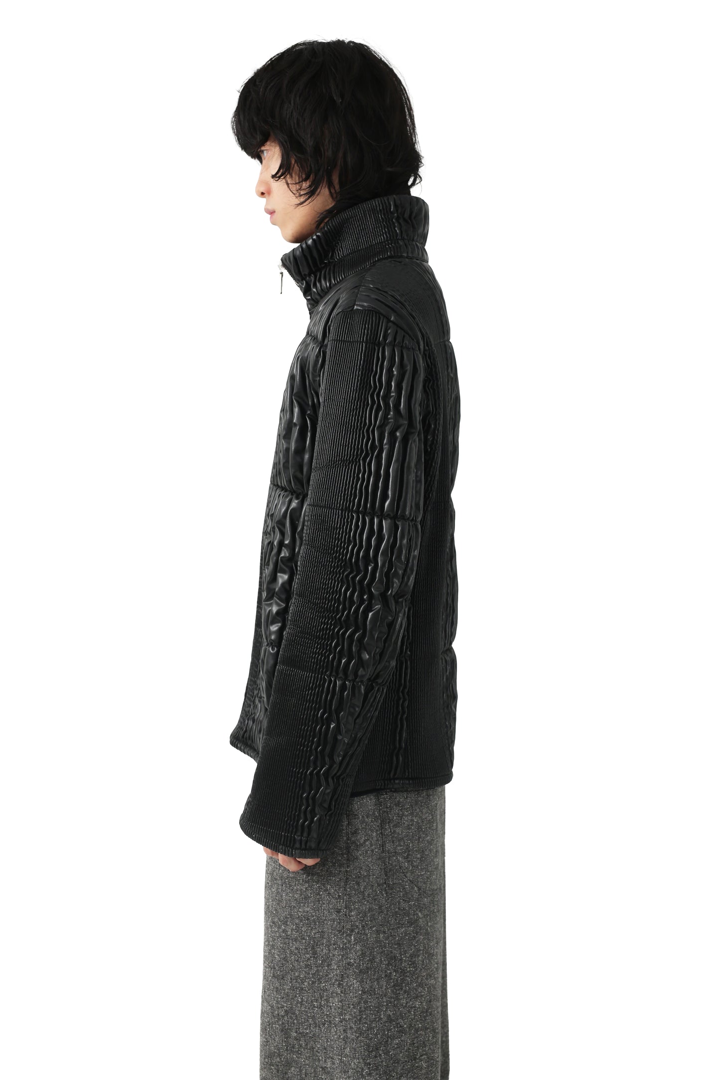 Prada - coated quilting down jacket