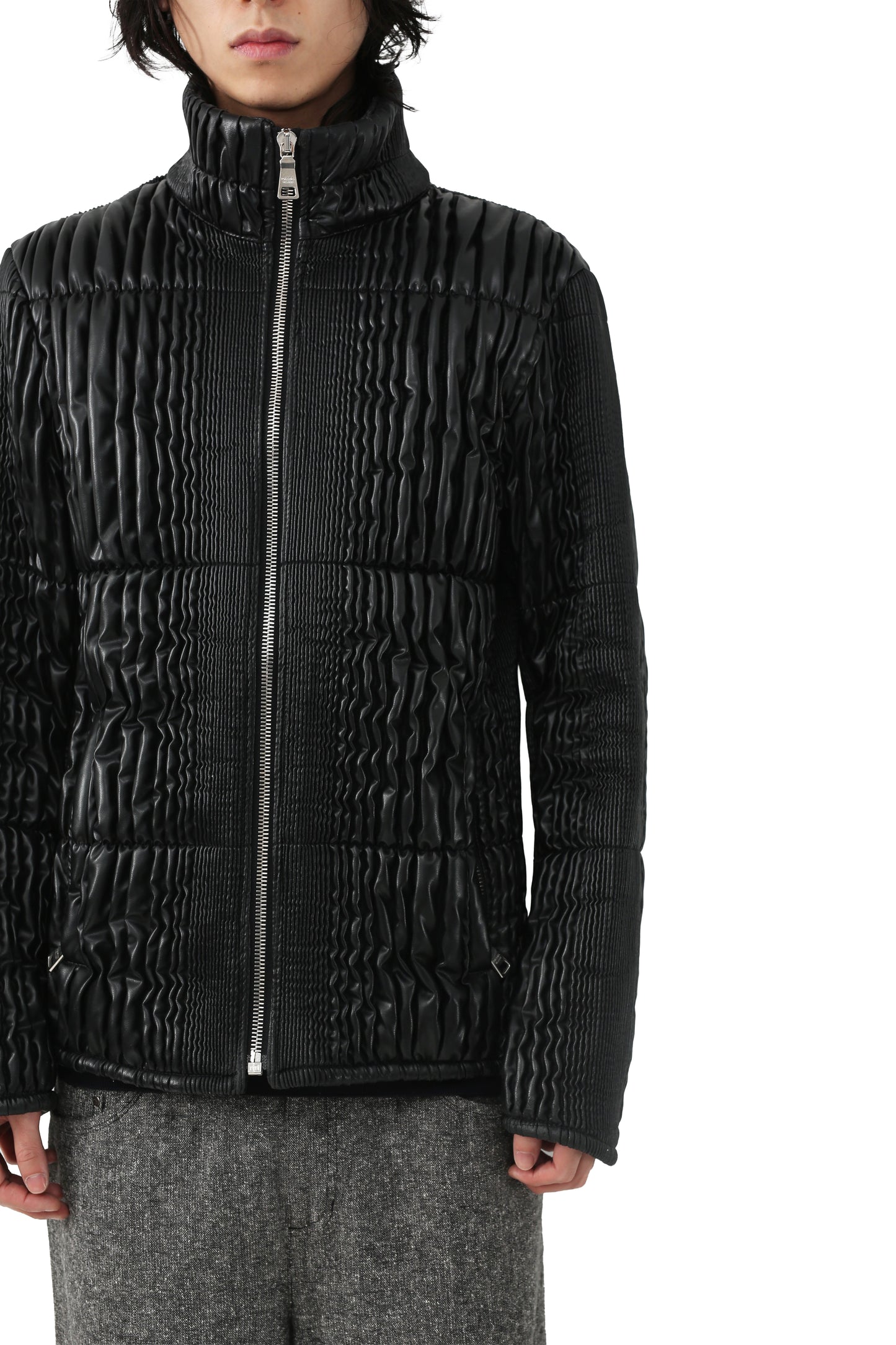 Prada - coated quilting down jacket