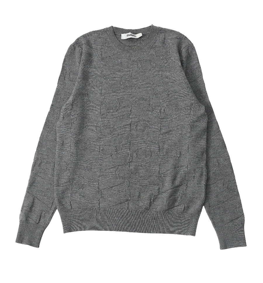 F/W20 CHALAYAN - EMBOSS KNIT SWEATER