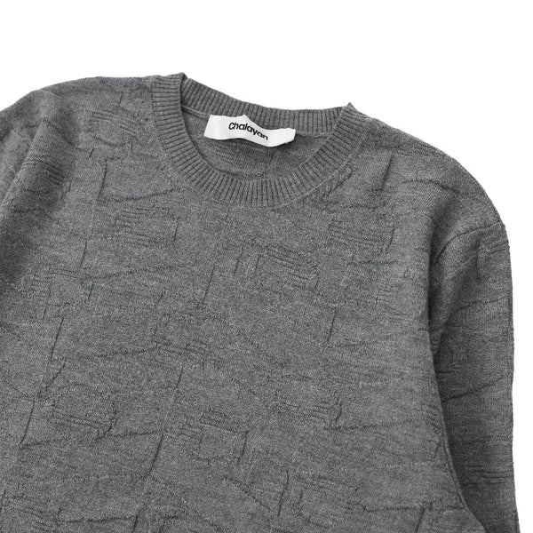 F/W20 CHALAYAN - EMBOSS KNIT SWEATER