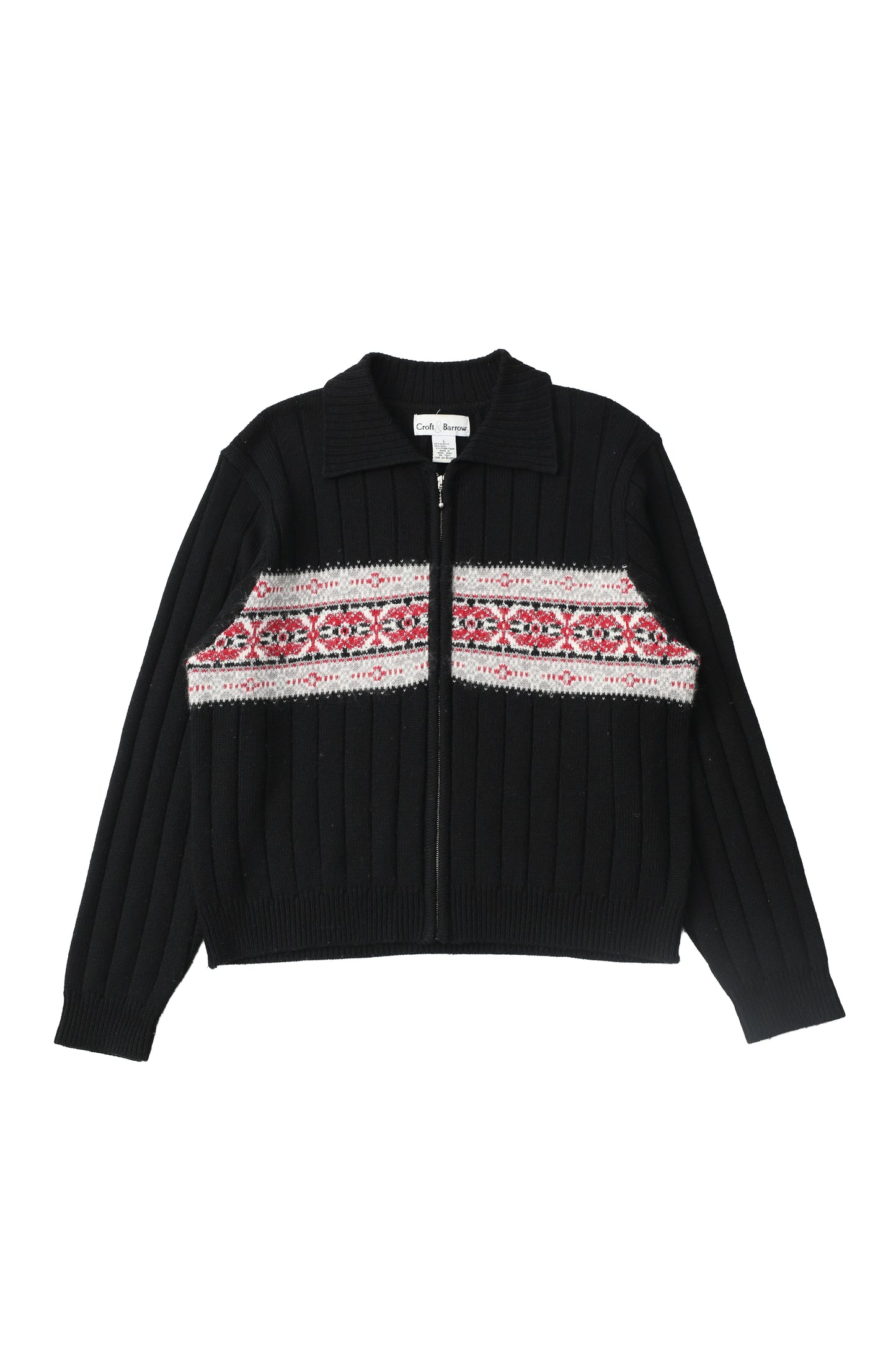 Nordic knit blouson