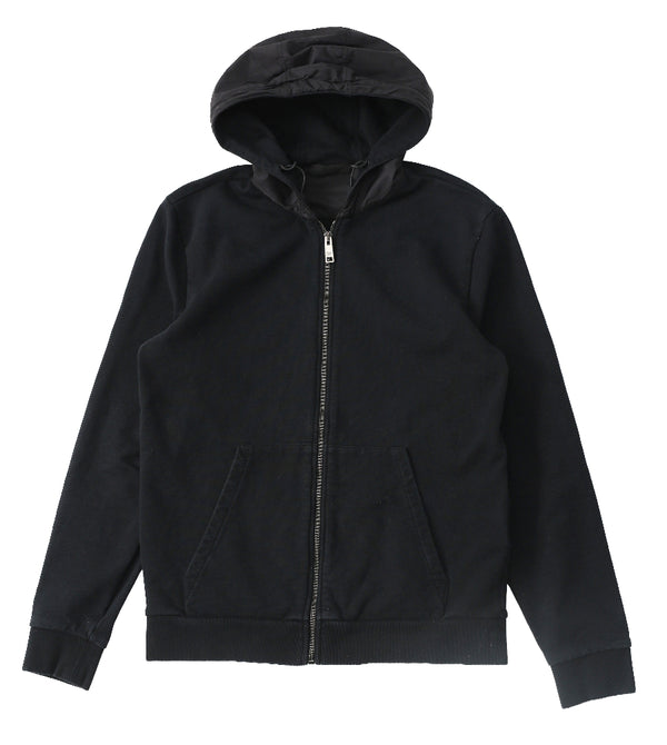 PRADA - ZIP UP NYLON HOODIE