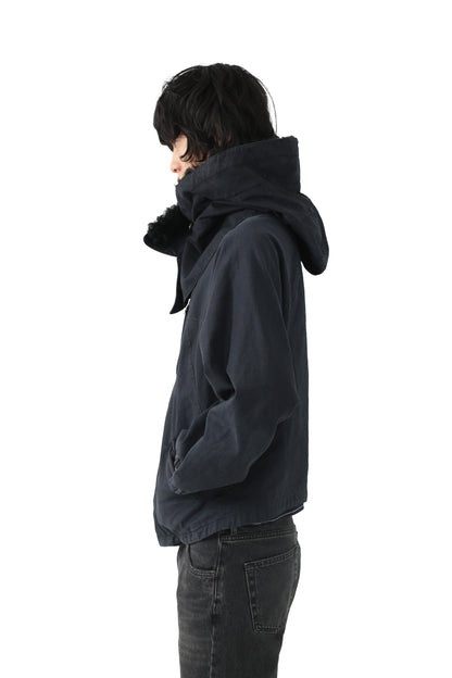 Y-3 - detachable fur hooded jacket