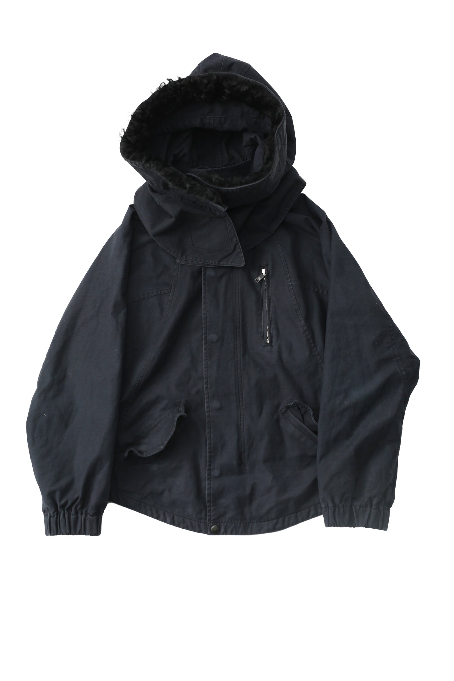 Y-3 - detachable fur hooded jacket