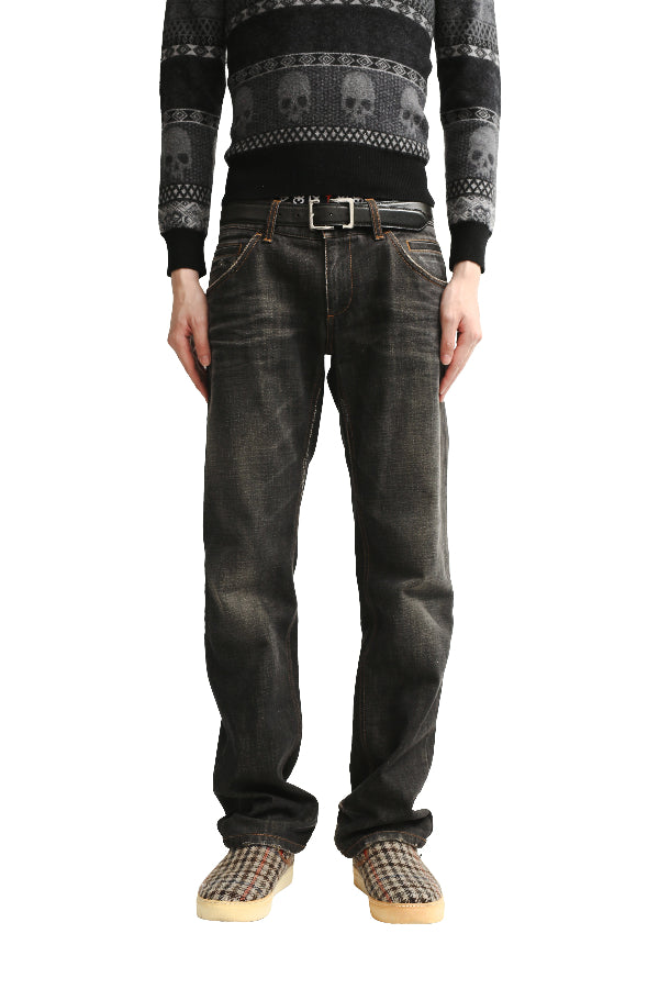 DOLCE&GABBANA - FADED STRAIGHT JEANS