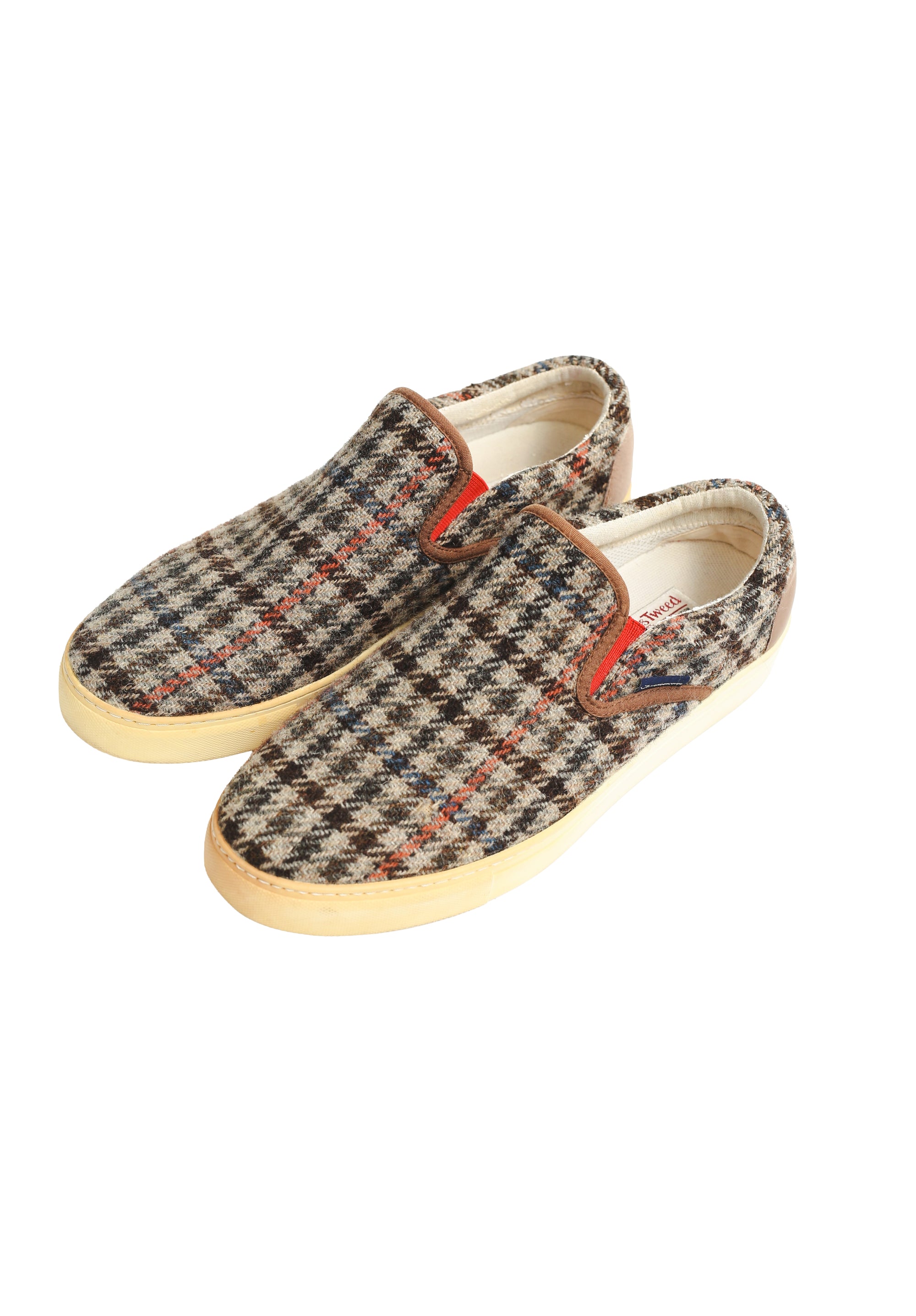 UNDERCOVER - HARRIS TWEED CHECKED SNEAKERS