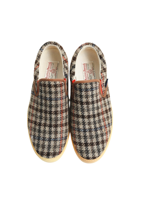 UNDERCOVER - HARRIS TWEED CHECKED SNEAKERS