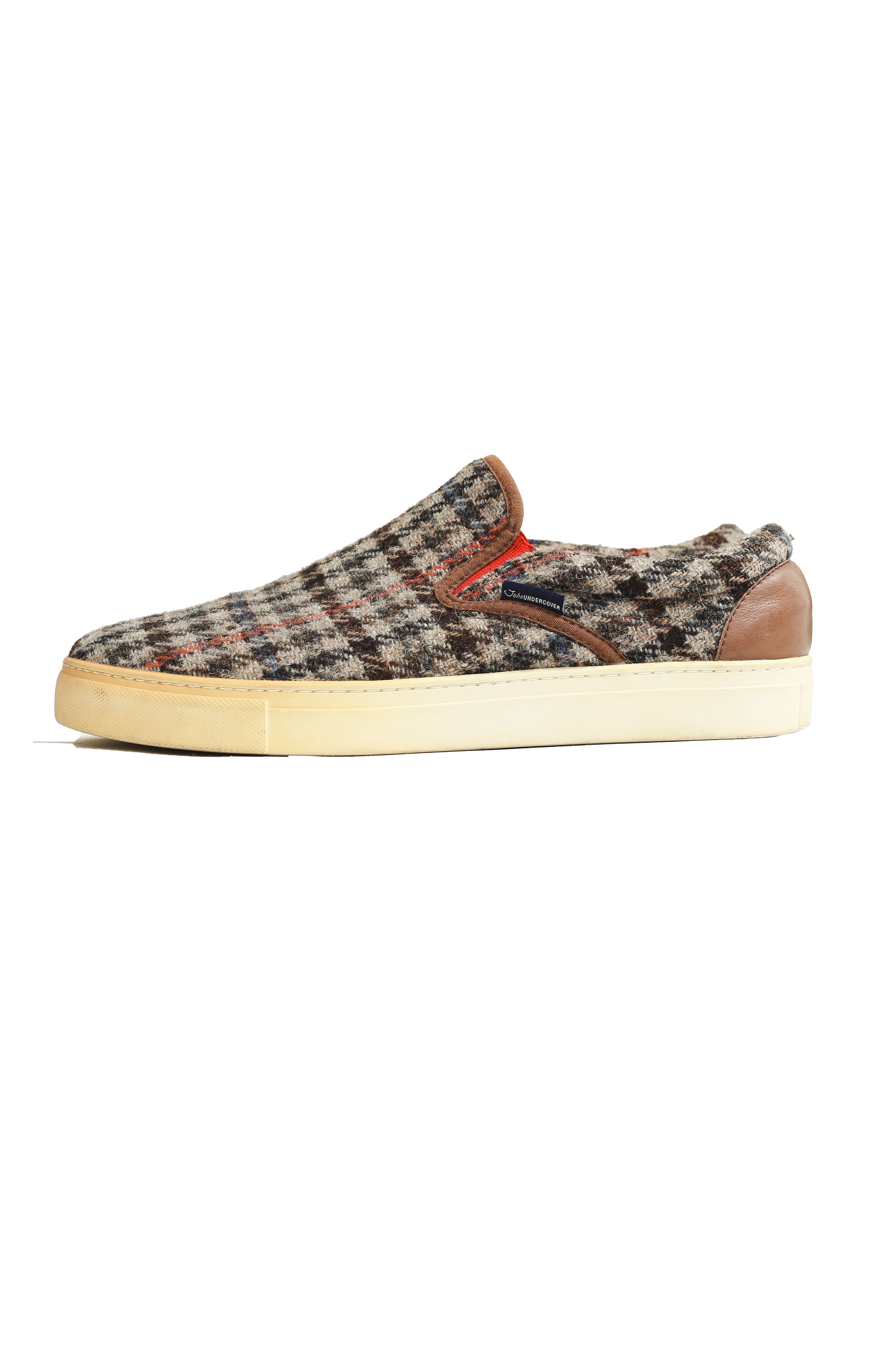 UNDERCOVER - HARRIS TWEED CHECKED SNEAKERS