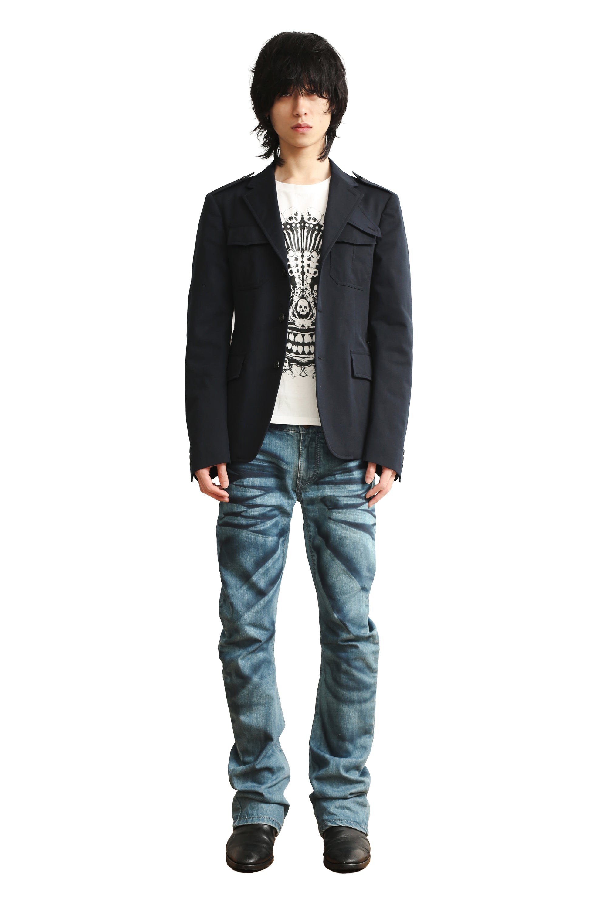 PRADA - EPAULET TAILORED JACKET