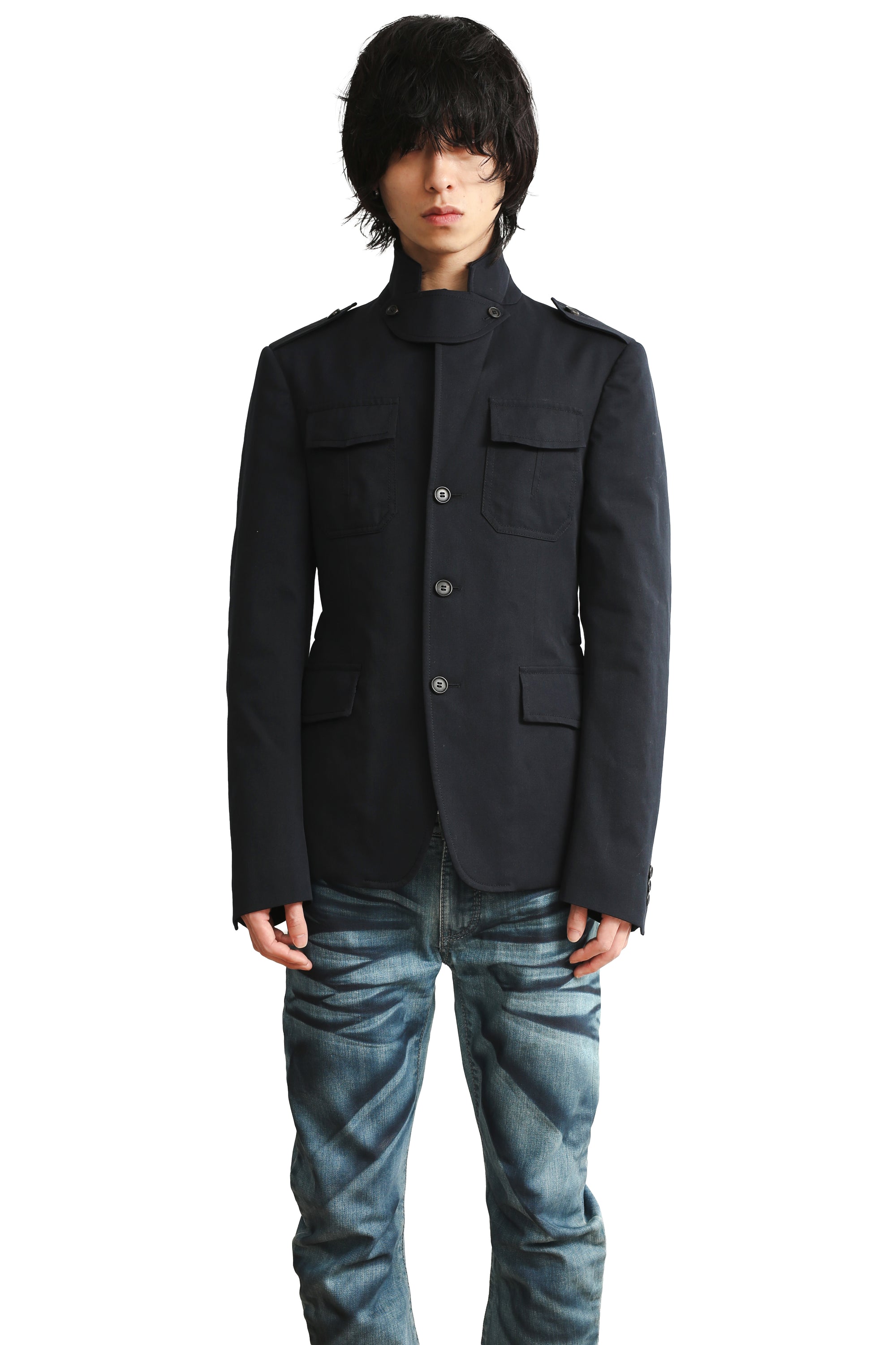 PRADA - EPAULET TAILORED JACKET