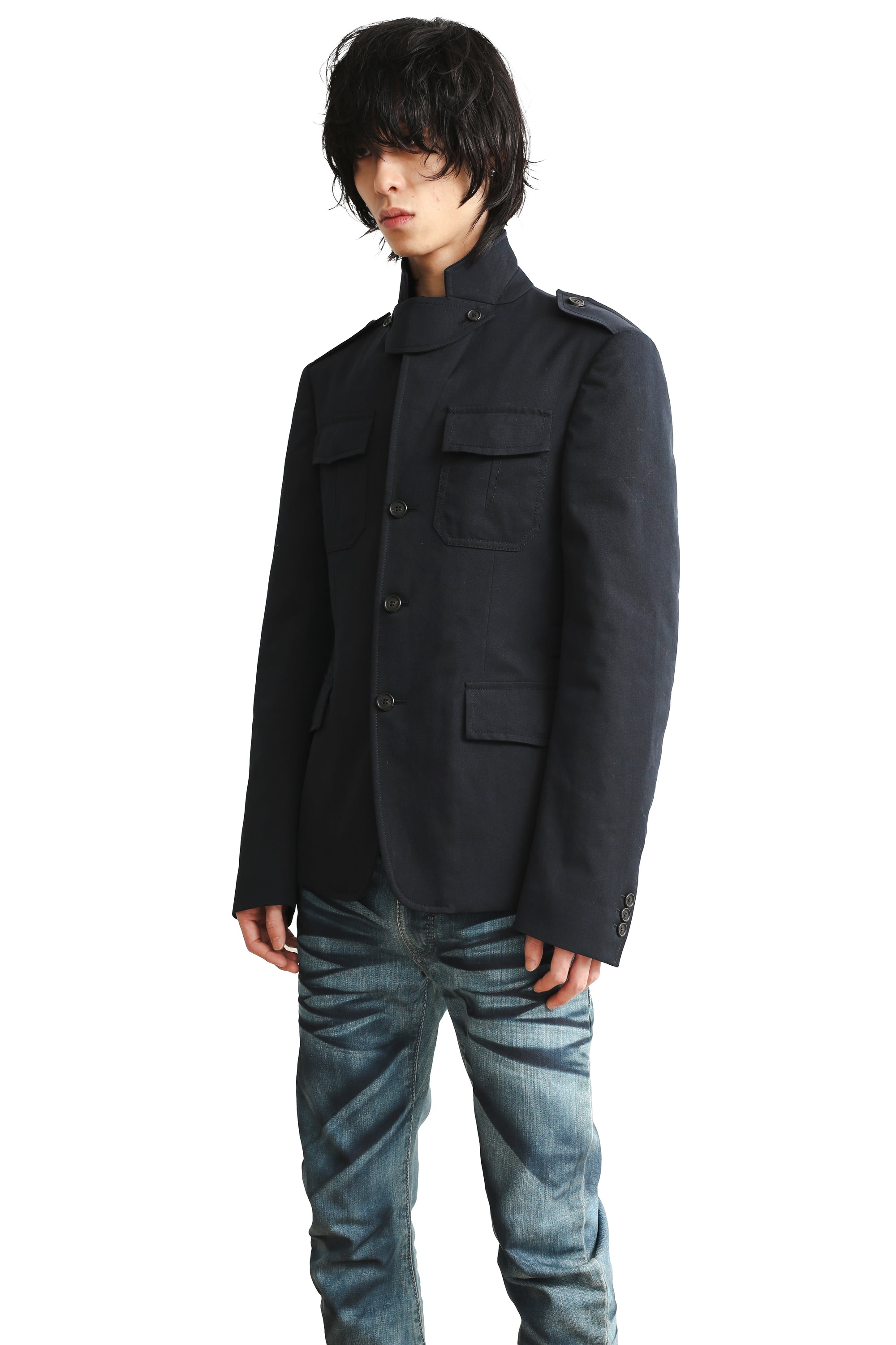 PRADA - EPAULET TAILORED JACKET