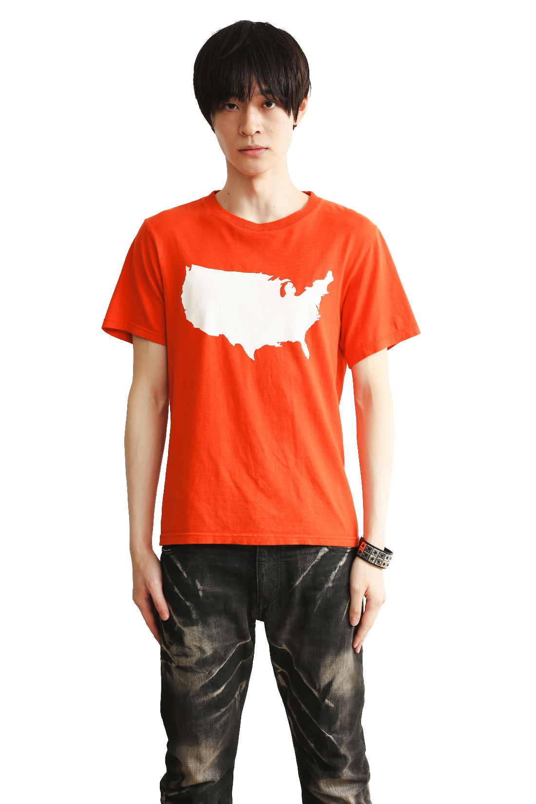 NUMBER (N)INE - BI COLOR TEE
