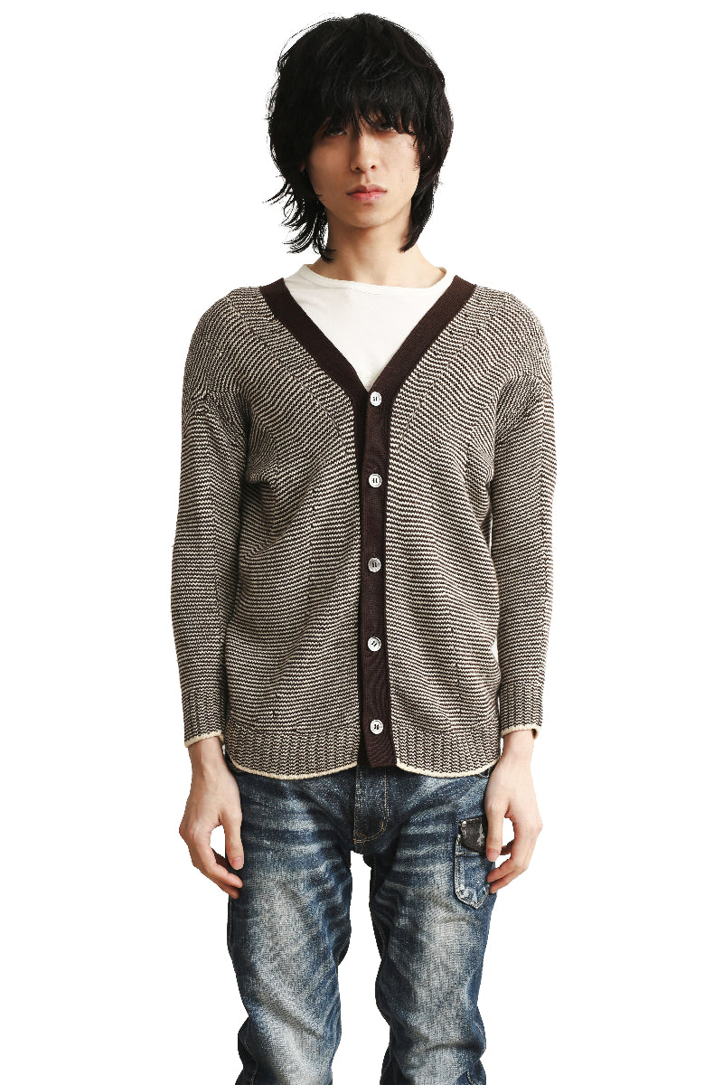 JUNYA WATANABE - RIB KNIT CARDIGAN
