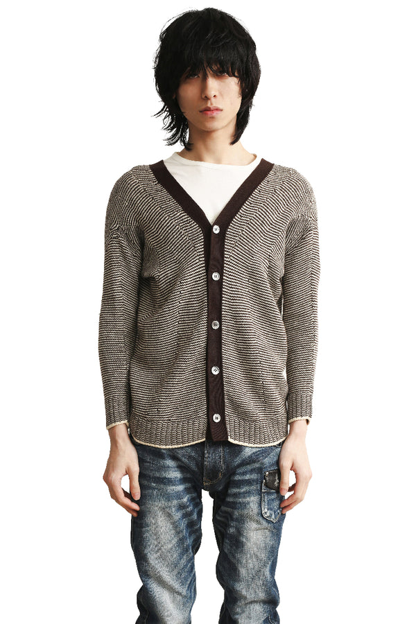 JUNYA WATANABE - RIB KNIT CARDIGAN