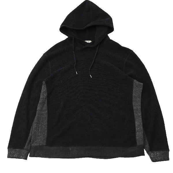 BI COLOR KNIT HOODIE
