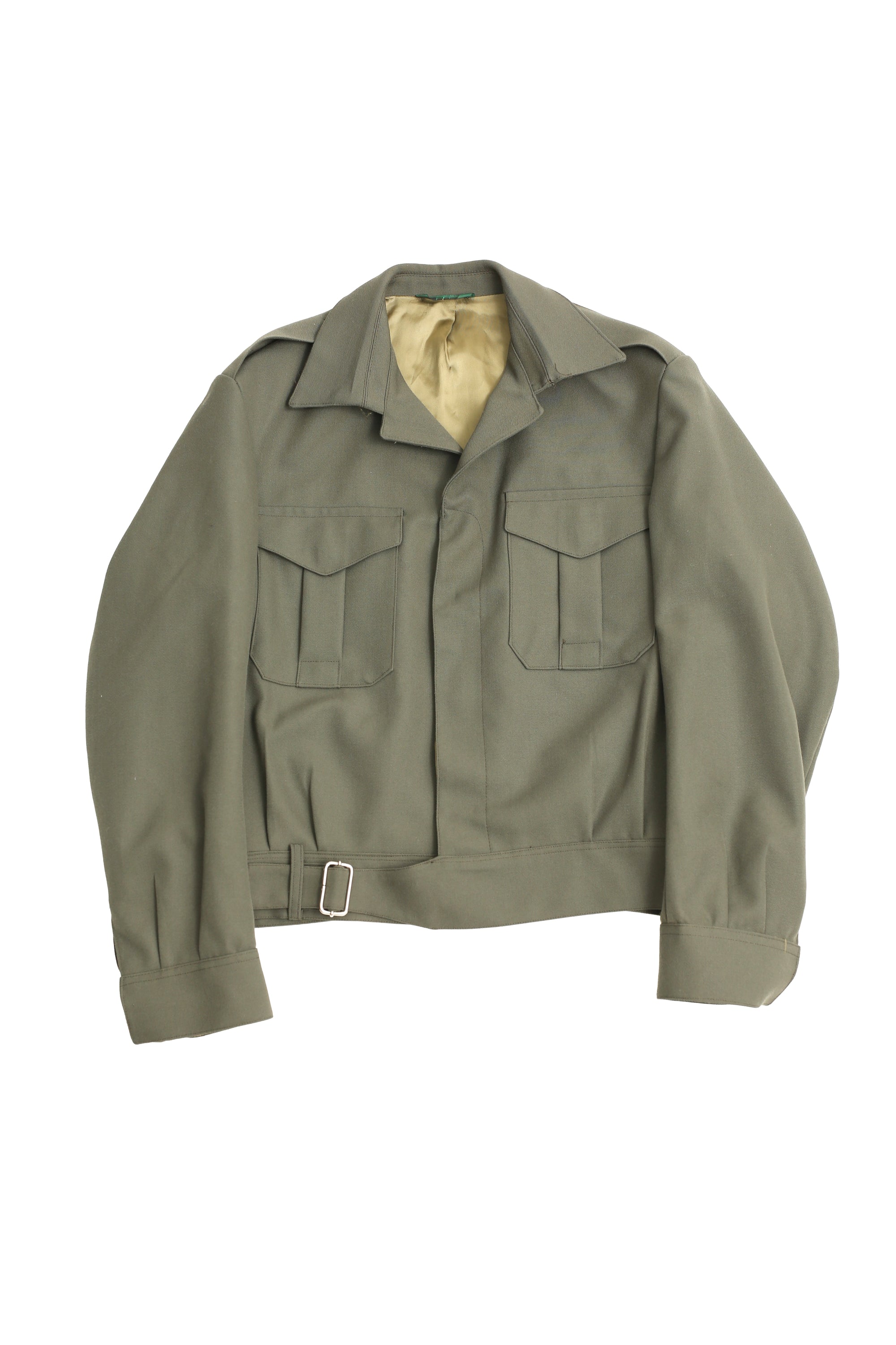 BELTED SHORT EPAULET JACKET