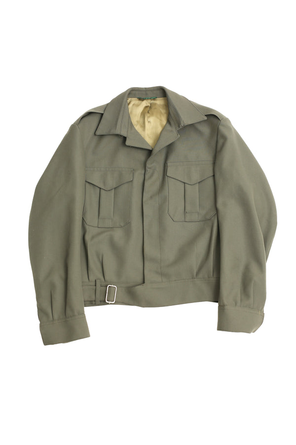 BELTED SHORT EPAULET JACKET