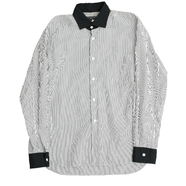 COMME DES GARCONS HOMME PLUS - CLERIC STRIPED SHIRT