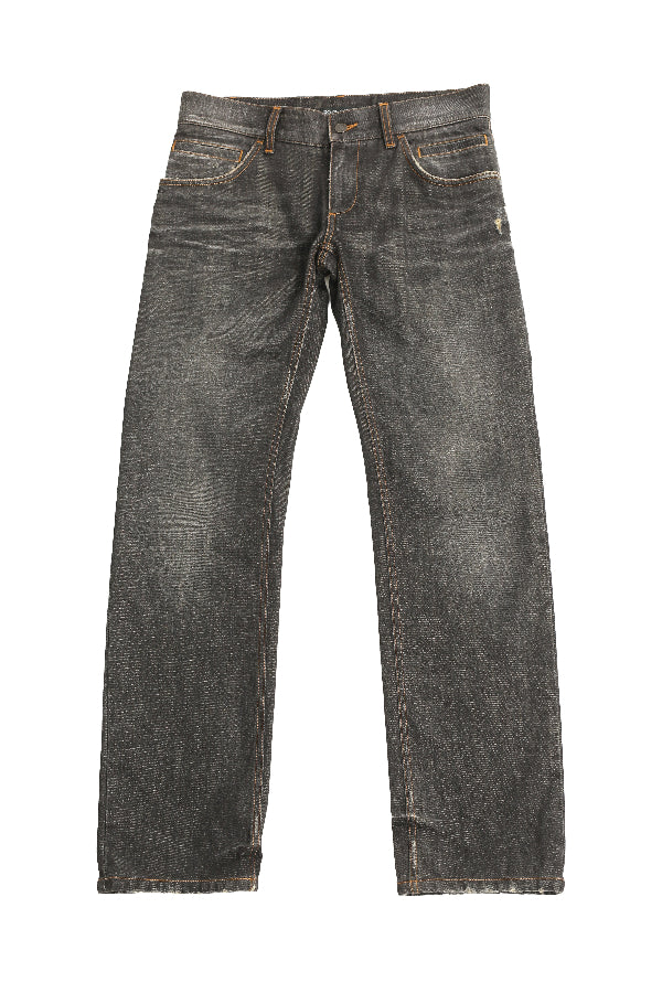 DOLCE&GABBANA - FADED STRAIGHT JEANS