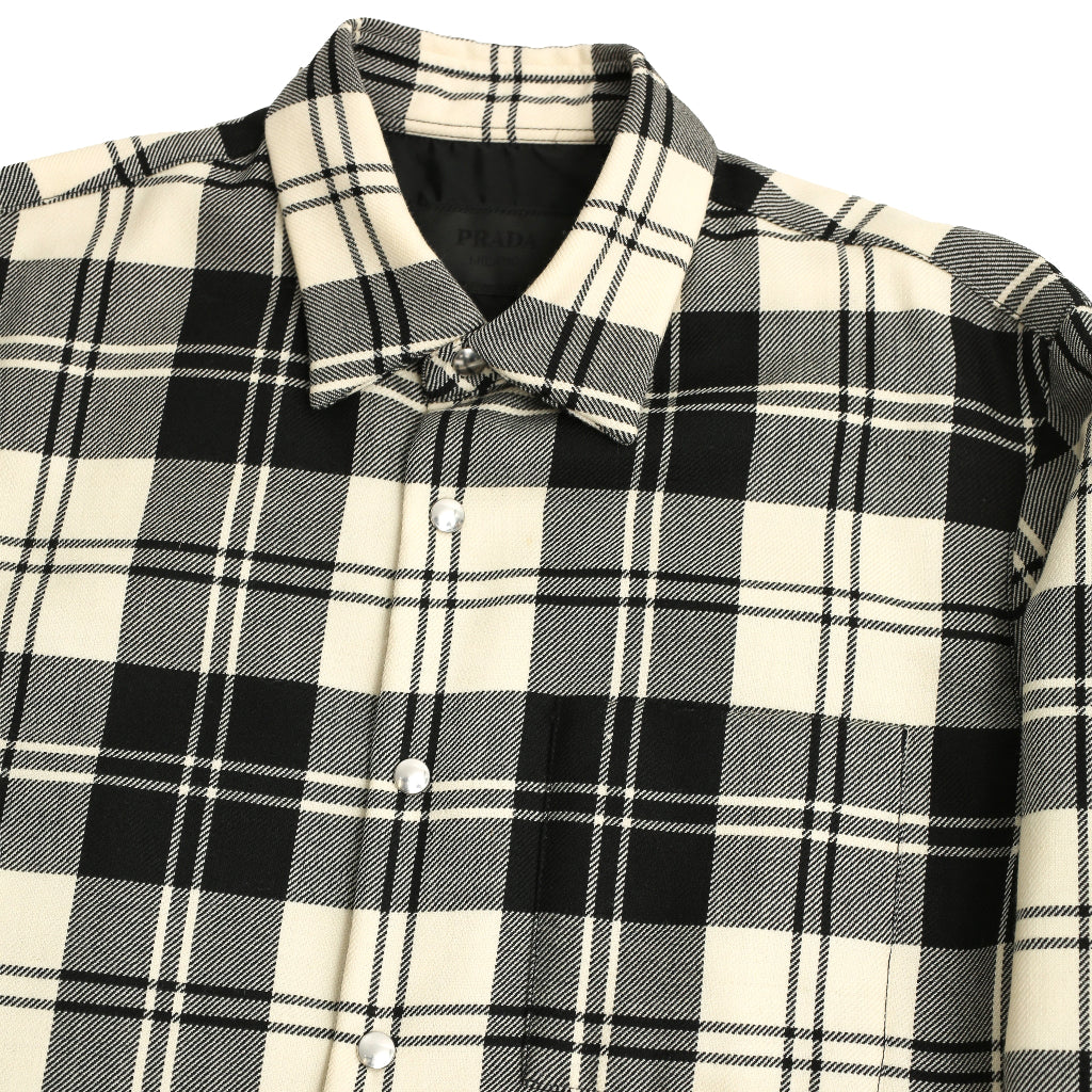 PRADA - CHECKED PUFFER JACKET