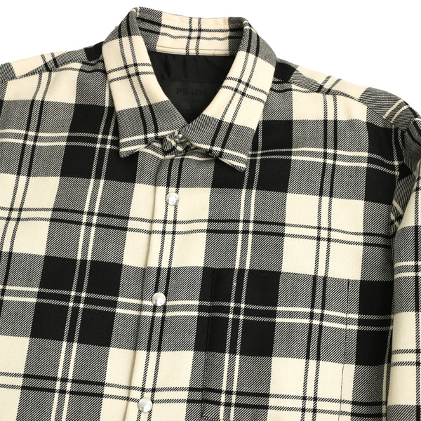 PRADA - CHECKED PUFFER JACKET