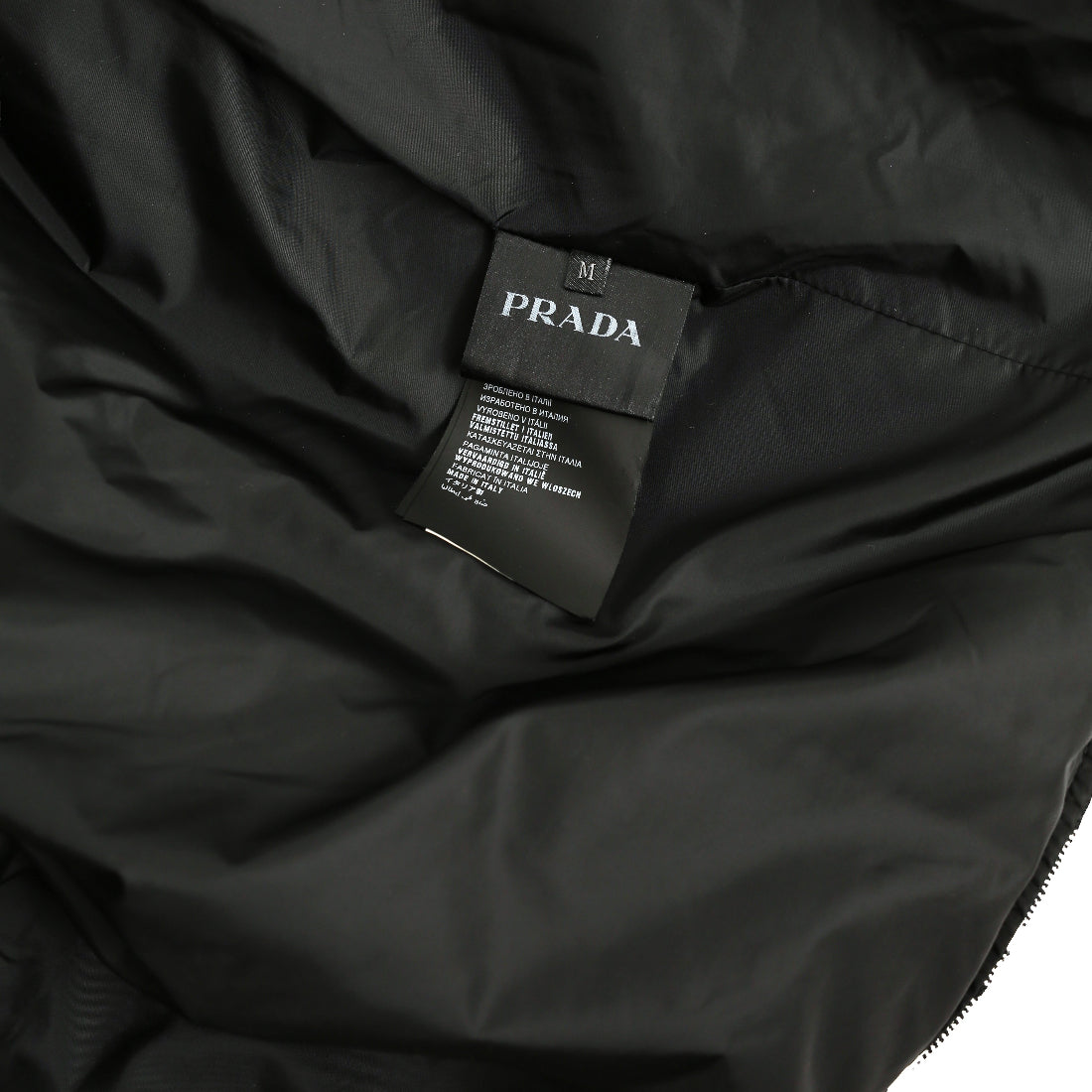 PRADA - CHECKED PUFFER JACKET