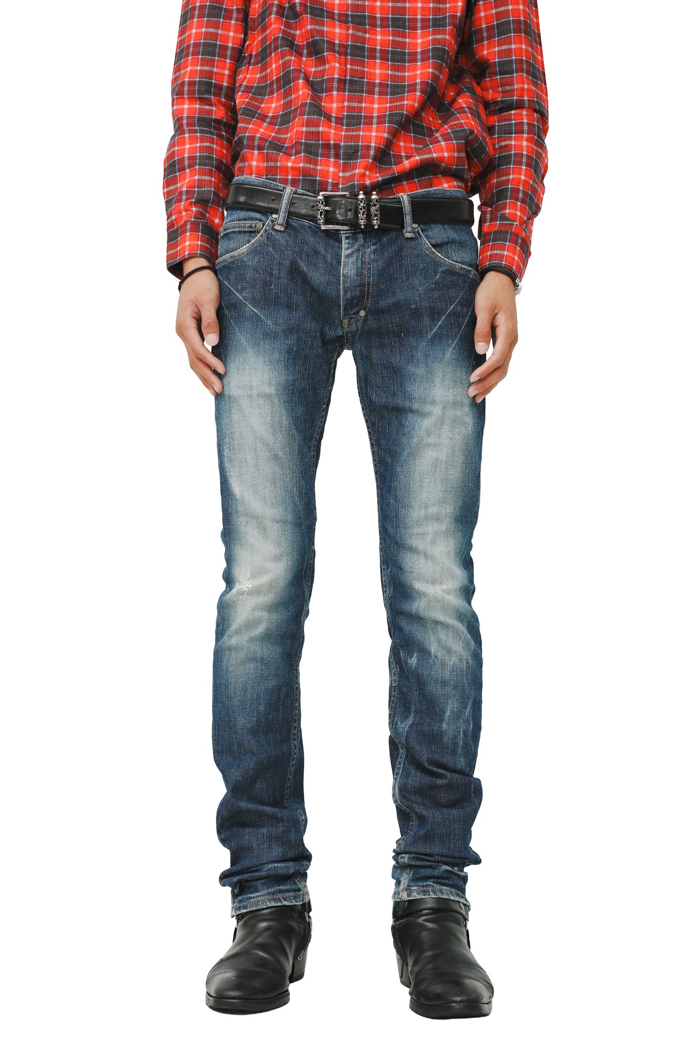 PLEDGE - ZIPPED SKINNY JEANS